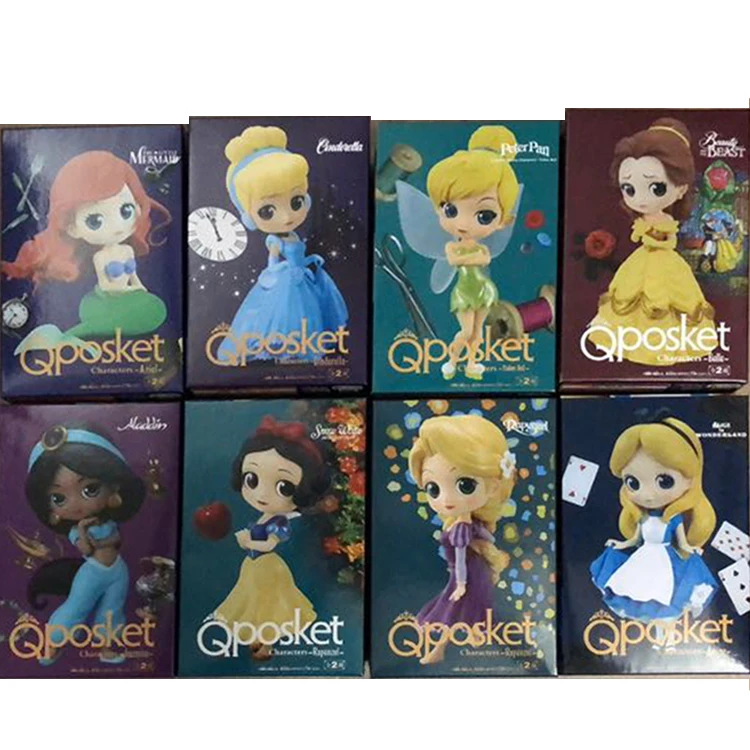 Qposket Принцесса Золушка Белль Алиса Эльза Анна Харли Куинн Ариэль чудо Женщины