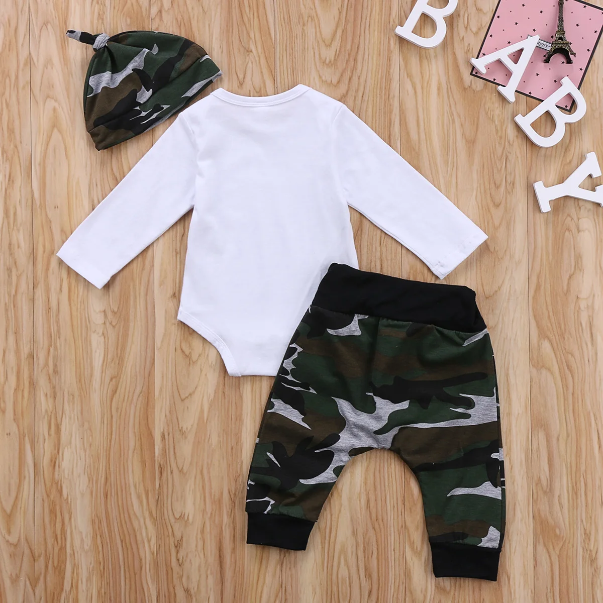Mama's Boy Newborn Infant Baby Boys Romper Top Pants Hat 3Pcs Outfit Set Clothes 2017 New Arrival |