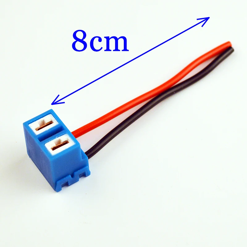 Разъем H7 (2 шт./лот) женские керамические розетки для автомобильной лампы 8 см