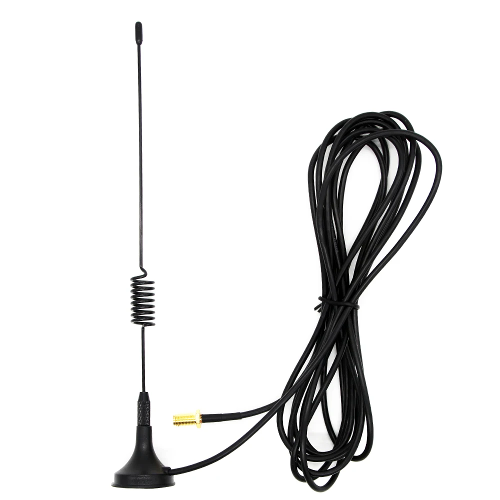 Мобильная антенна 5 Вт UHF 400 470 МГц SMA с высоким коэффициентом усиления для раций