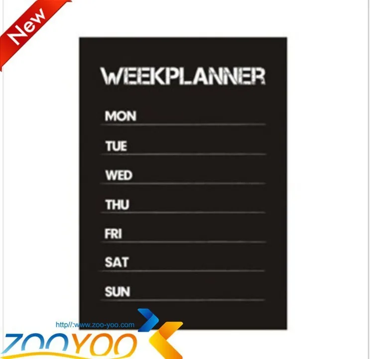Diy week planner календарь на доске виниловая наклейка стену съемный планировщик