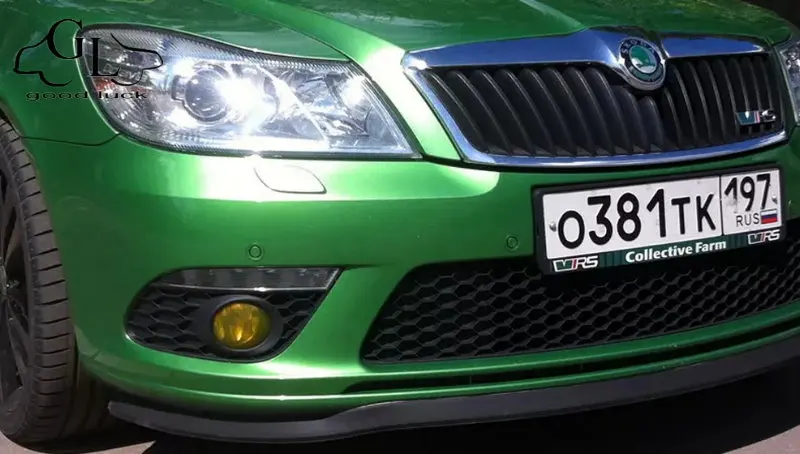 Дефлектор губ бампера для Skoda юбка переднего спойлера ДЛЯ TopGear Friends тюнинга
