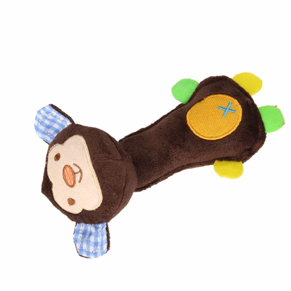 1 шт. Мультяшные игрушки для собак жевательная игрушка пищалка щенков Плюшевые