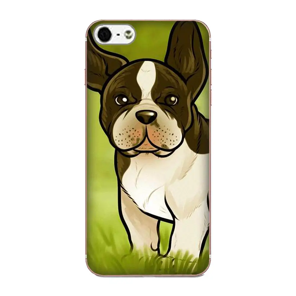 For Galaxy A3 A5 A7 On5 On7 2015 2016 2017 Grand Alpha G850 Core2 Prime S2 I9082 TPU Phone Coque French Bulldog Puppy Soft | Мобильные