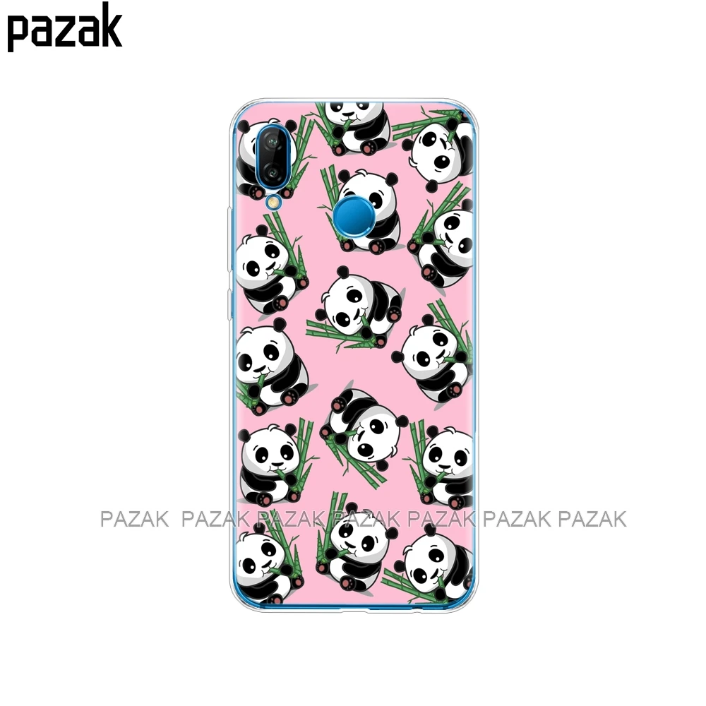 61364 Силиконовый чехол для 5,8" huawei p 20 Lite huawei p 20 pro Чехол для huawei p 20 задняя крышка для телефона мягкий защитный прозрачный чехол из ТПУ - Цвет: 61364