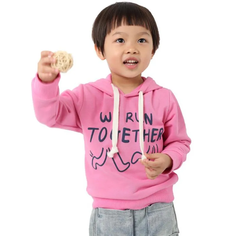 2018 Новое поступление Детские толстовки для девочек зима-осень детские с принтом