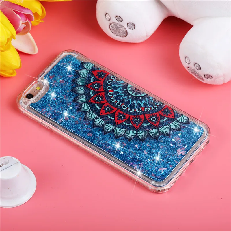 Жидкий зыбучий песок чехол для iPhone X 7 8 бабочка телефонные чехлы 6 6s Plus XR XS Max Bling