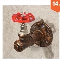 1 шт. Ретро чугунный фланцевый клапан настенный крюк DIY промышленный стиль вешалка для одежды крюк Лофт промышленный стиль