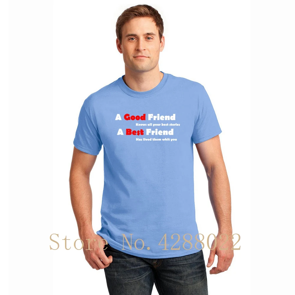 Good Best Friend футболка с коротким рукавом принтом дышащая мужская одежда Homme большой
