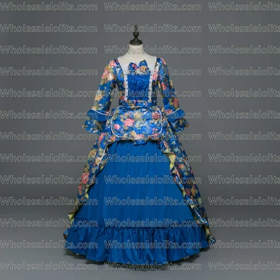 Праздник Марии Антуанетты одежда Ренессанс винтажные вечерние платья Викторианский рококо платье для выпускного вечера средневековые костюмы - Цвет: color