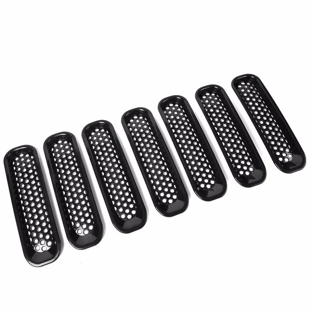 7 шт. передняя вставка из АБС пластика для Jeep Wrangler JK 2007 2015|wrangler jk|jeep wrangler jkjeep jk 2007-2015