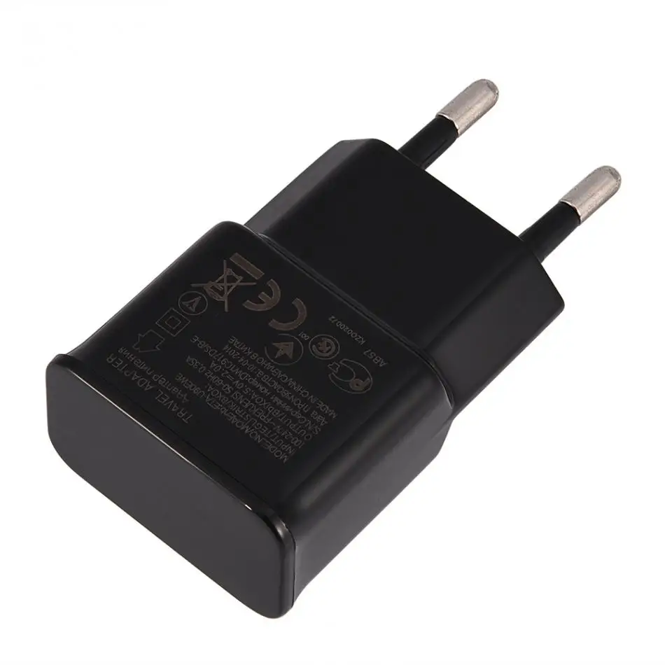 Универсальное портативное быстрое зарядное устройство с двумя usb-портами, 5 В, 2 А, для путешествий, с европейской вилкой, для быстрой зарядки телефона, с двойной usb головкой