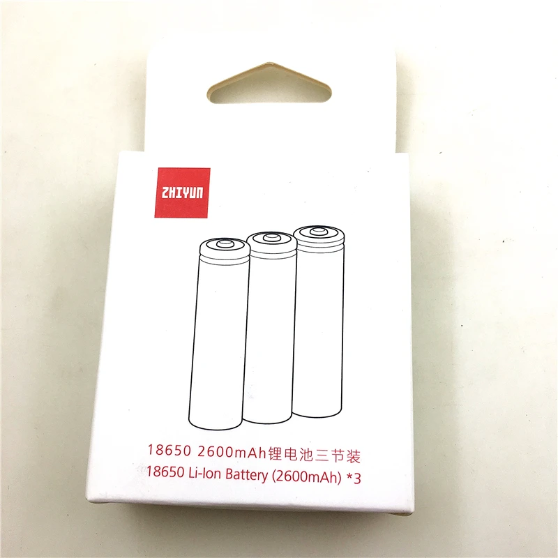 Bater&iacute;a Lipo Original para Zhiyun Crane 2 / Crane 3, accesorios de repuesto para card&aacute;n estabilizador, 18650, 2600mAh, 3 uds.-4