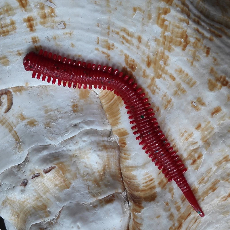 10 шт./лот супермягкая рыболовная приманка в виде личинки из термопластичной