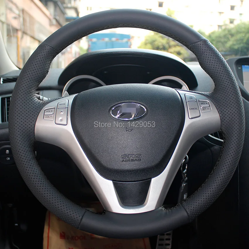 Чехол на руль для Hyundai Rohens coupe 2009 автомобильный Стайлинг сделай сам натуральная