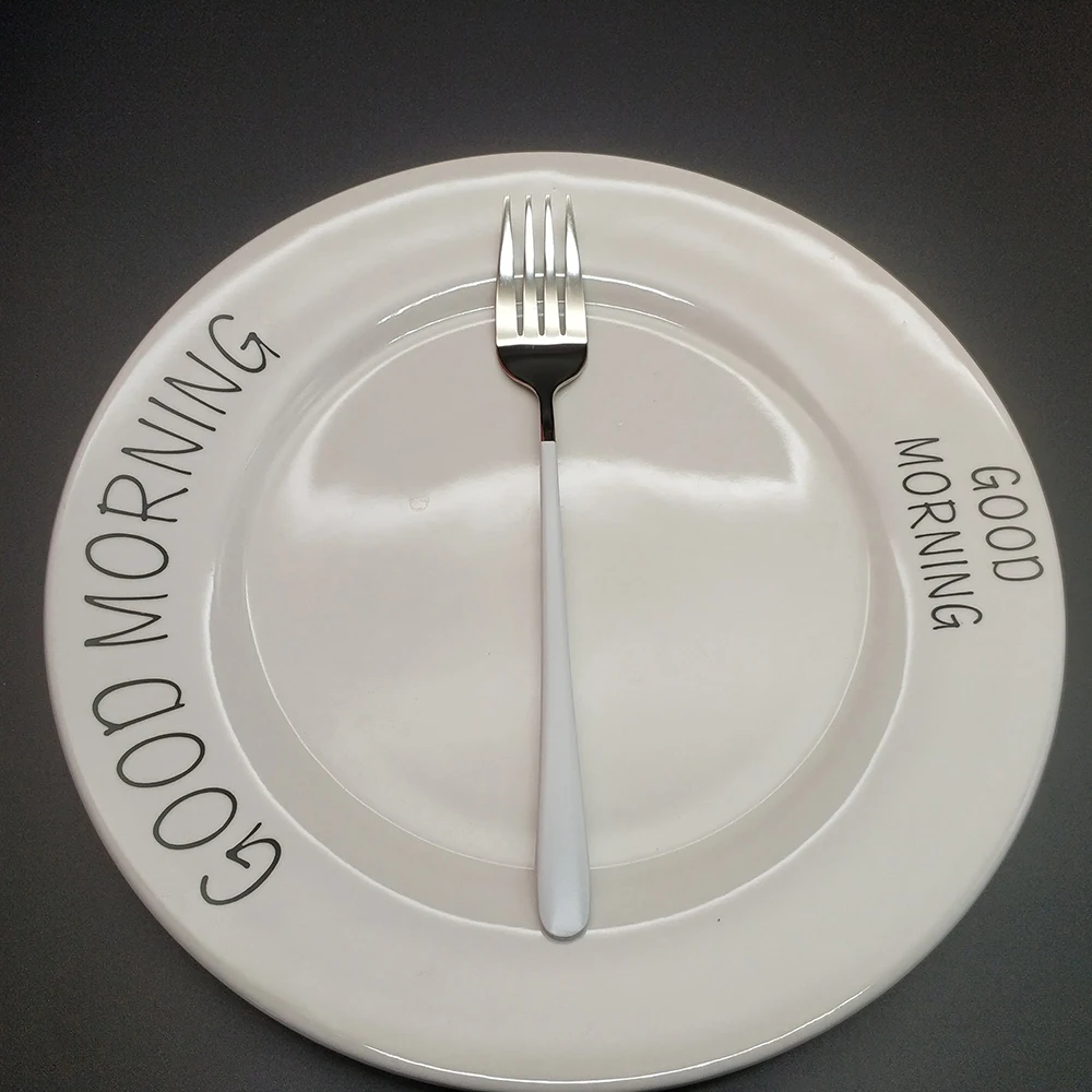 Столовая посуда из белого серебра нержавеющей стали 304 столовые приборы | Дом и