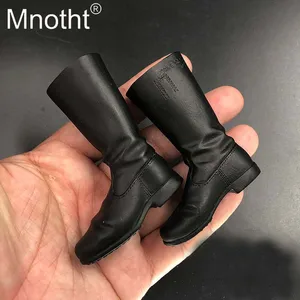 16 весы немецкая армия времен Второй мировой войны полые высокие сапоги черная обувь национальные силы обороны для 12 дюймов экшн-Фигурки игрушки модель m3