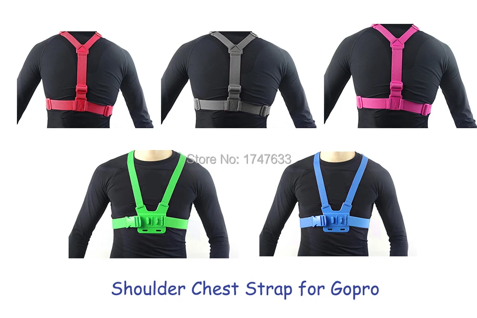 Neopine плечо нагрудный действий камеры жилет для Gopro героя 4/3 + / 3 2 SJ4000 SJ5000 SJ6000