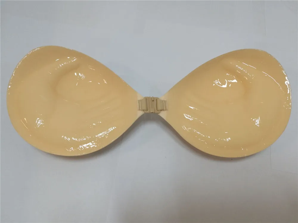 2018 New Thick Push Up Silicon Bra Backless Strapless Sticky Invisible Bra for Woman
