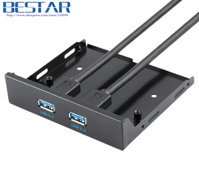 3 5 дюймовая Передняя панель телефона с 2 портами USB 0-20-контактный разъем и