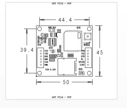 SIMCOM SIM7020 SIM7020E макетная плата Многодиапазонная B1/B3/B5/B8/B20/B28 LTE NB-IoT M2M модуль совместим с SIM800C