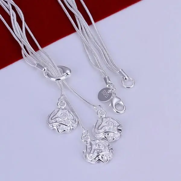 Очаровательное женское колье Lucky N049 аксессуары для ожерелья из стерлингового