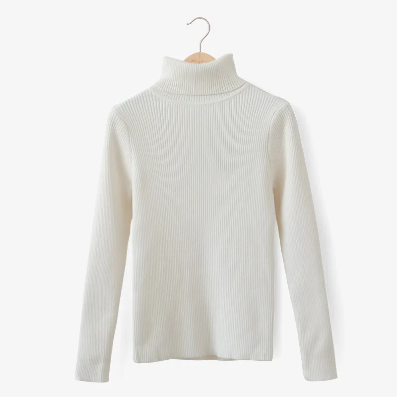 Women's Sweater Turtleneck Slim Solid Pullover for Lady Flexible Multi Color Optional SW692 | Женская одежда