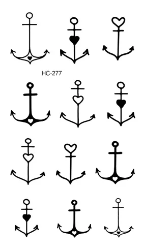 HC277 Rocooart, классическое черное тату Кот, птица, поддельные татуировки, тату для рук, тату для тела, водостойкое временное тату, наклейка, маленькая татуировка - Цвет: HC277