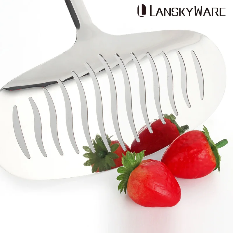 LANSKYWARE шпатель для мяса из нержавеющей стали с длинной ручкой кухонная утварь