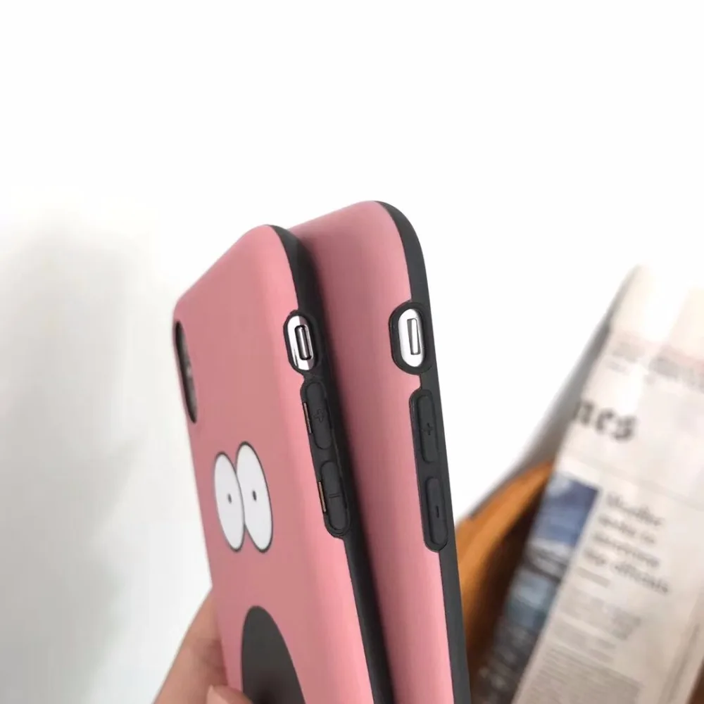 ZMASI Funny Expression Phone Case For iPhone X Cases 7 6S 6 8 Plus Back Cover Soft Cartoon TPU Coque |