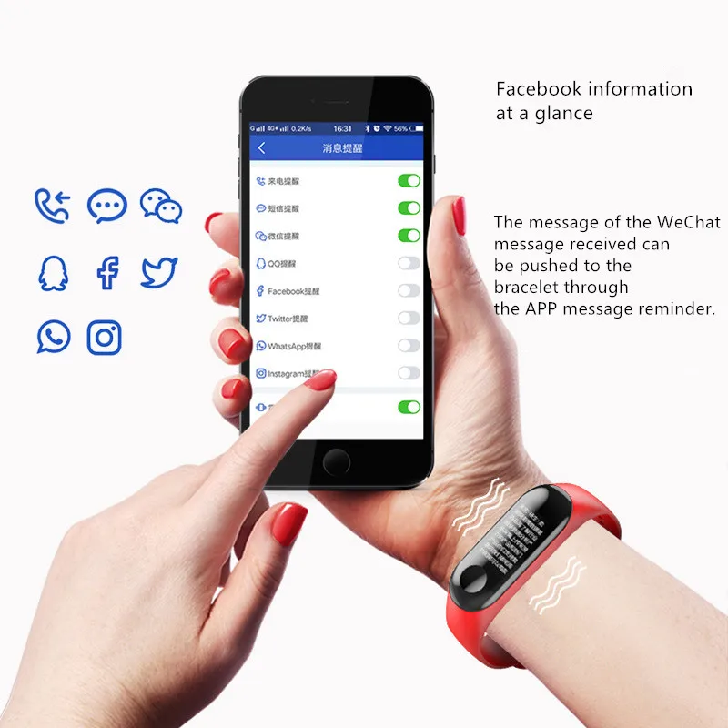 Новый спортивный смарт браслет для сна фитнес трекер Smartband Смарт часы