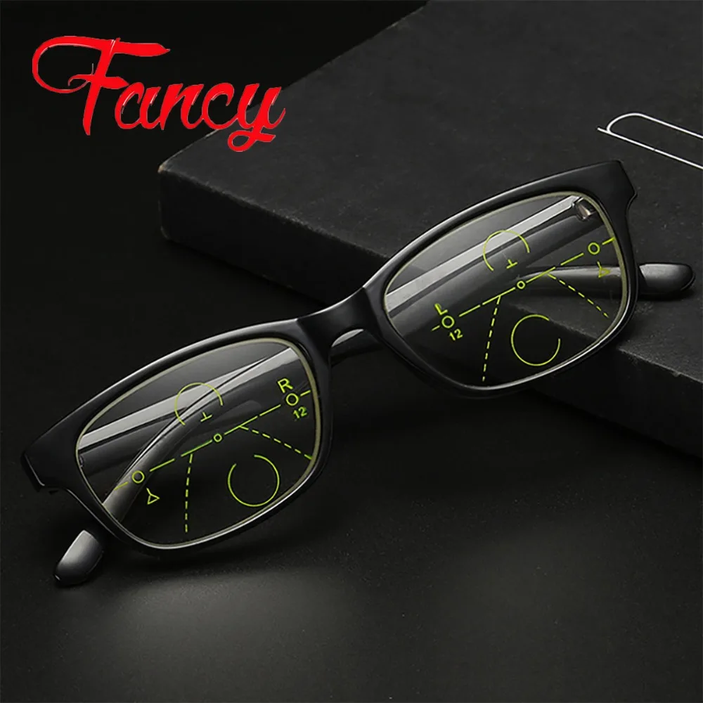 Прогрессивные многофокусные очки для чтения женские и мужские переходная линза