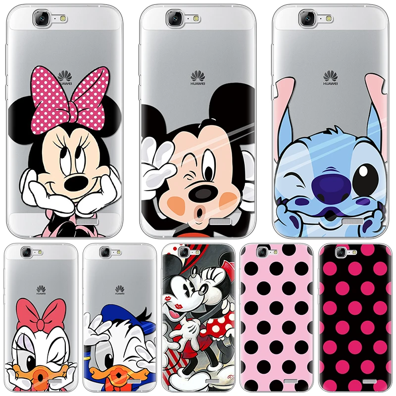Мультяшный милый ТПУ защитный чехол для Coque huawei G7 прозрачный для huawei Ascend G7 C199 5,5 дюймов чехол задняя крышка с рисунком