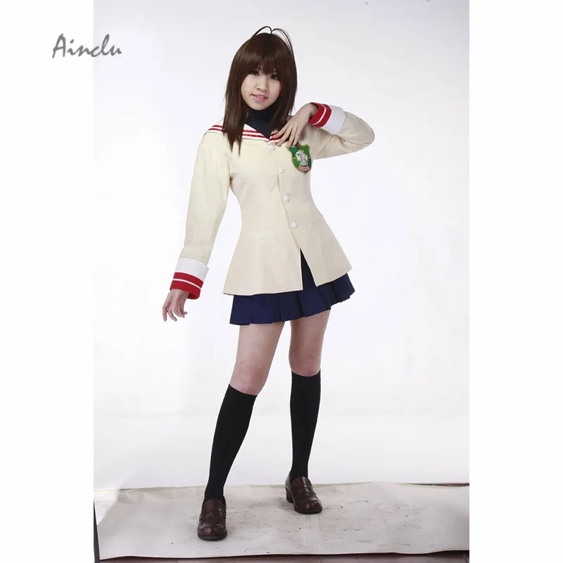 Ainclu аниме школьная форма косплей Clannad Ibuki Fuko Hikarizaka Частная школа 1 класс Аниме