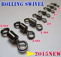 2015new fishing rolling swivels size6 30 high carbon steel quantity100pcslot professional quality choose what you need