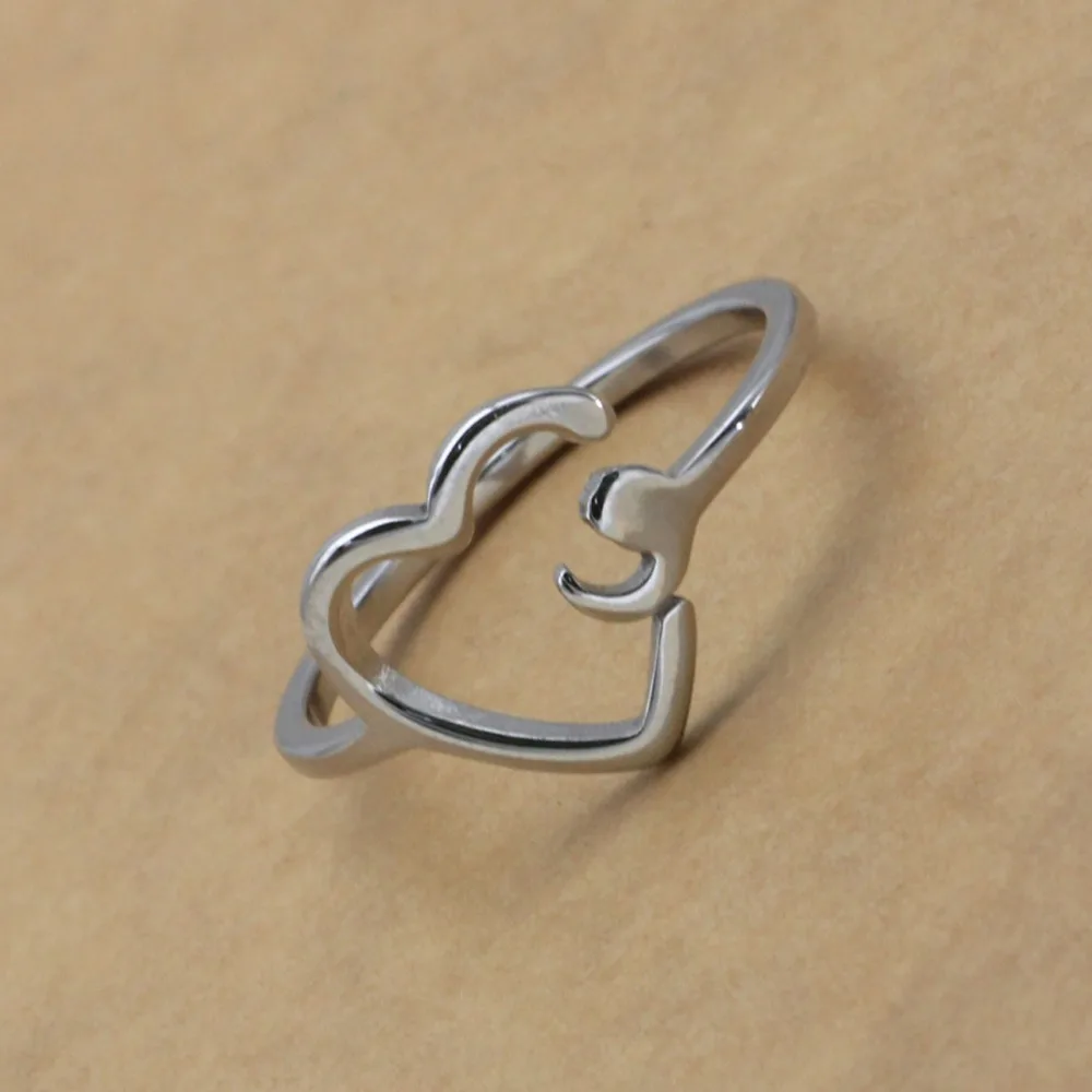 Semicolon Ring for Girl Adjustable Mental Health Inspirational Jewelry Love Life Graduation Student R004-2 | Украшения и