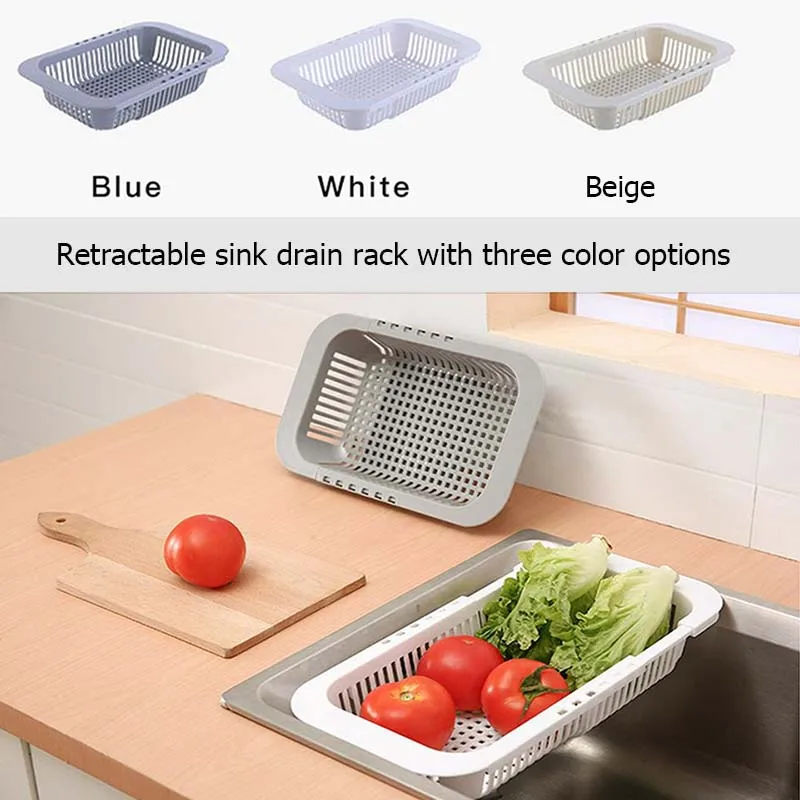 ICESTCHEF, пластиковая выдвижная корзина для мытья, квадратный складной дуршлаг, корзина для мытья, корзина для сушки фруктов, овощей, корзина для кухни
