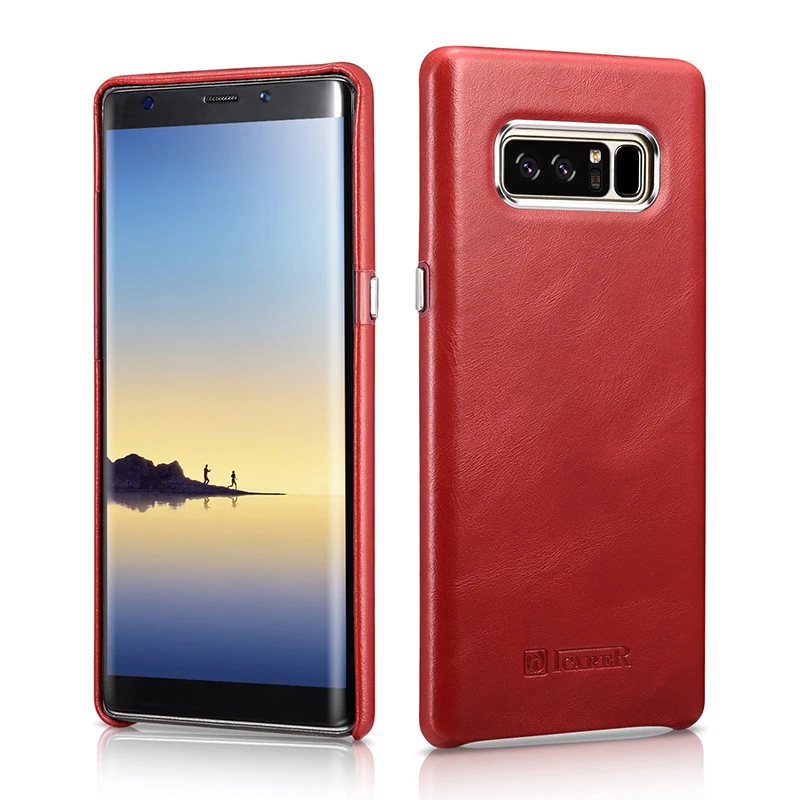 Чехол из натуральной воловьей кожи для Samsung Galaxy Note8 тонкий защитный