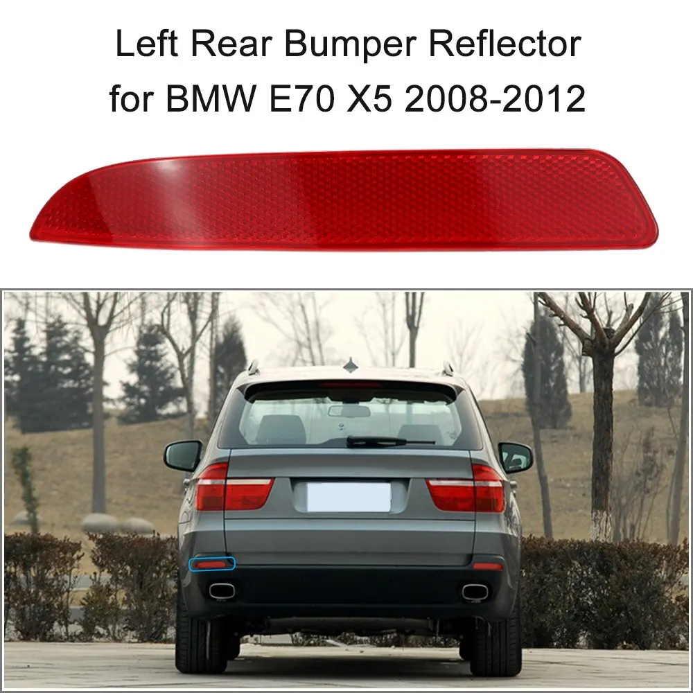 Правый и левый Красный отражатель заднего бампера для BMW E70 X5 2008-2012 OEM 63217158950 |
