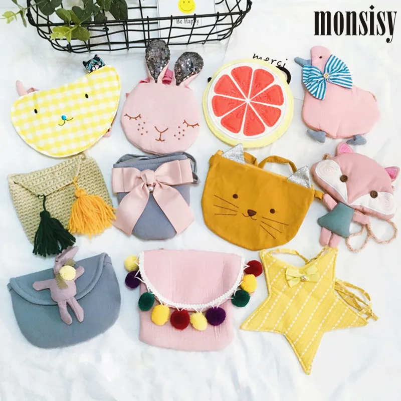 Monsisy Рождественская Детская сумка для девочки кошелек мальчика Kawaii на плечо