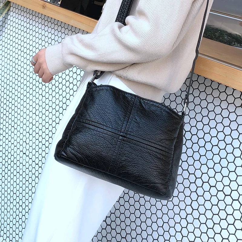 Женские винтажные сумки через плечо из искусственной кожи на одно от известного