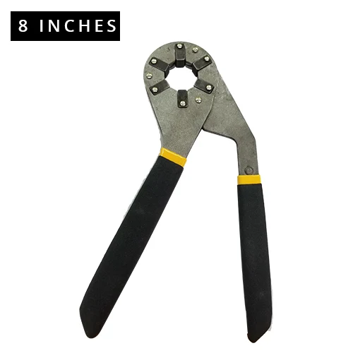 8 inch closed mouth Шестигранный ключ " 8" дюймов, черный Регулируемый зажим, плоскогубцы, гаечный ключ, универсальный гаечный ключ, бытовая машина, многофункциональный ремонт - Цвет: 8 inch closed mouth