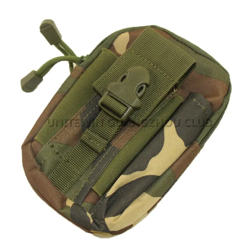 Woodland camo Горячая Распродажа армейская страйкбольная тактическая сумка Военная дампа Nyon сумка Мужская Уличная охотничья Защитная сумка для телефона Журнал Mag чехлы - Цвет: Woodland camo
