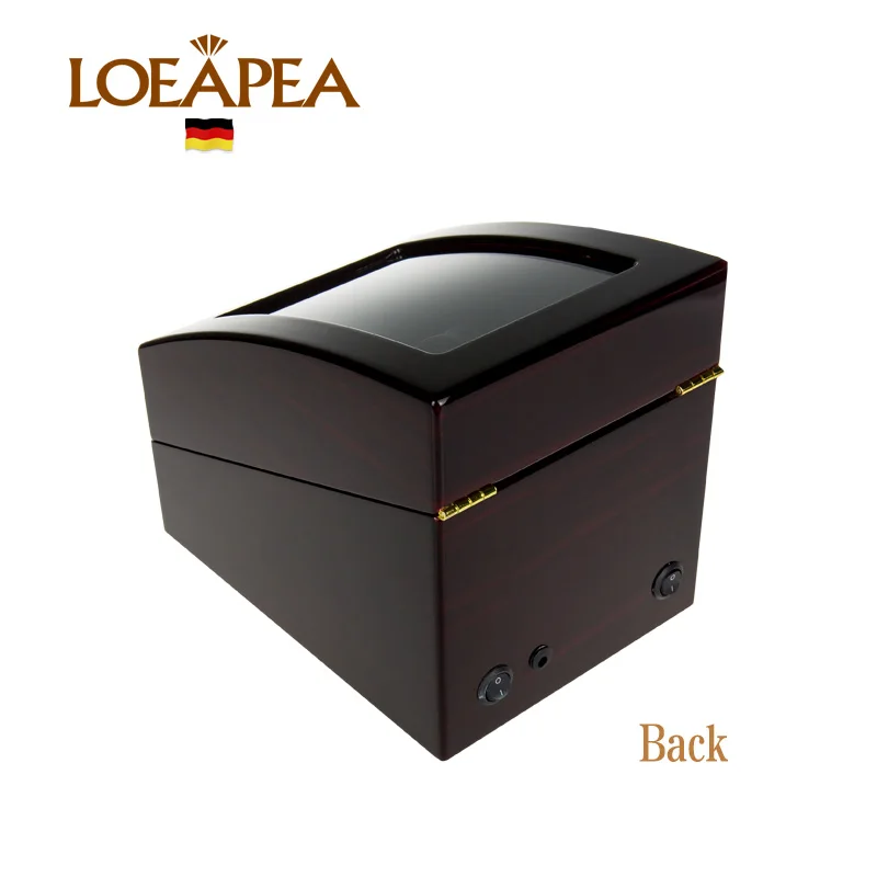 Автоматическая намотка часов 2 коробки для хранения деревянный дисплей