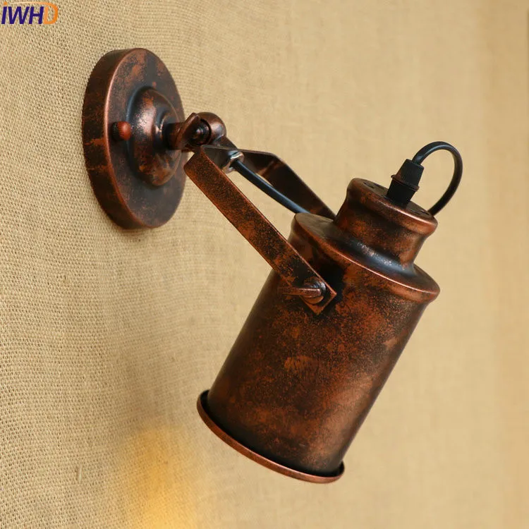 IWHD белый современный светодиодный настенный светильник Wandlamp спальня Домашний Светильник ing лестничный светильник s вращающийся настенный светильник бра Apliques Pared