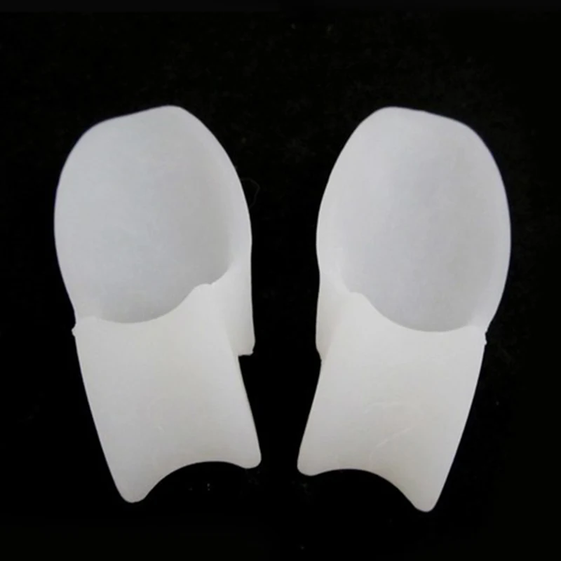 2 шт. гелевый силиконовый корректор большого пальца ноги Сепараторы Выпрямитель