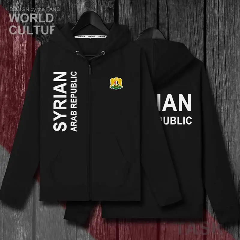 20zipper-black-thin SYR арабский мужской худи из флиса, Зимние трикотажные мужские куртки и пальто, спортивный костюм, одежда nation - Цвет: 20zipper-black-thin
