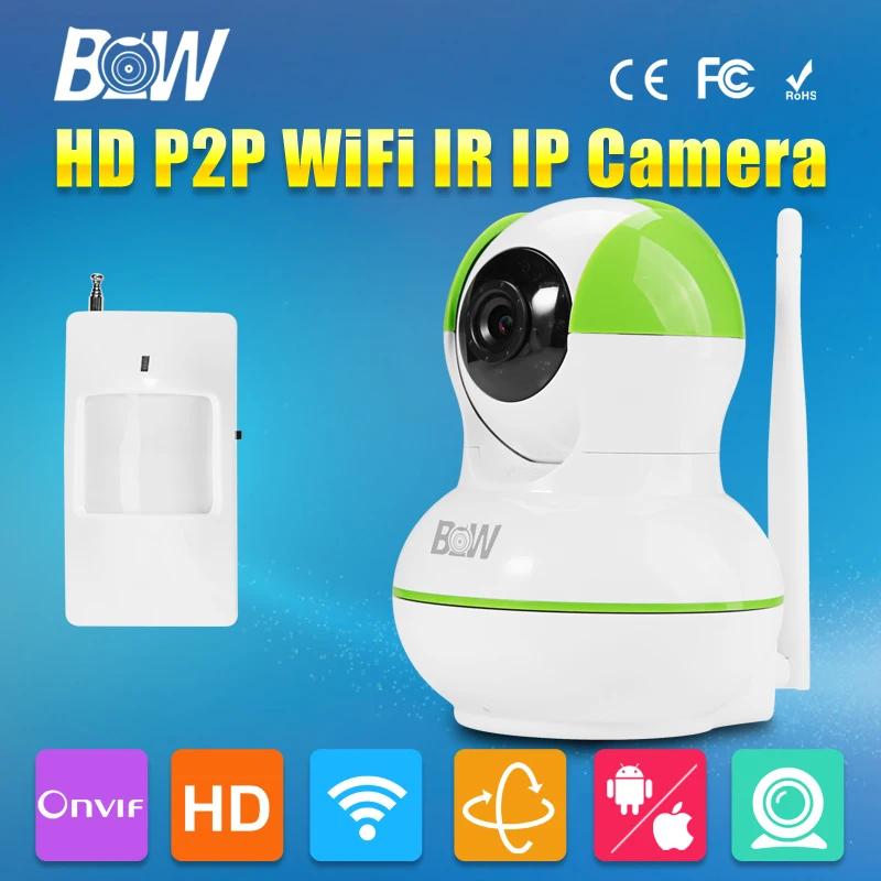 Bw IP коробка Камера HD Беспроводной Wi-Fi безопасности домашнего видео