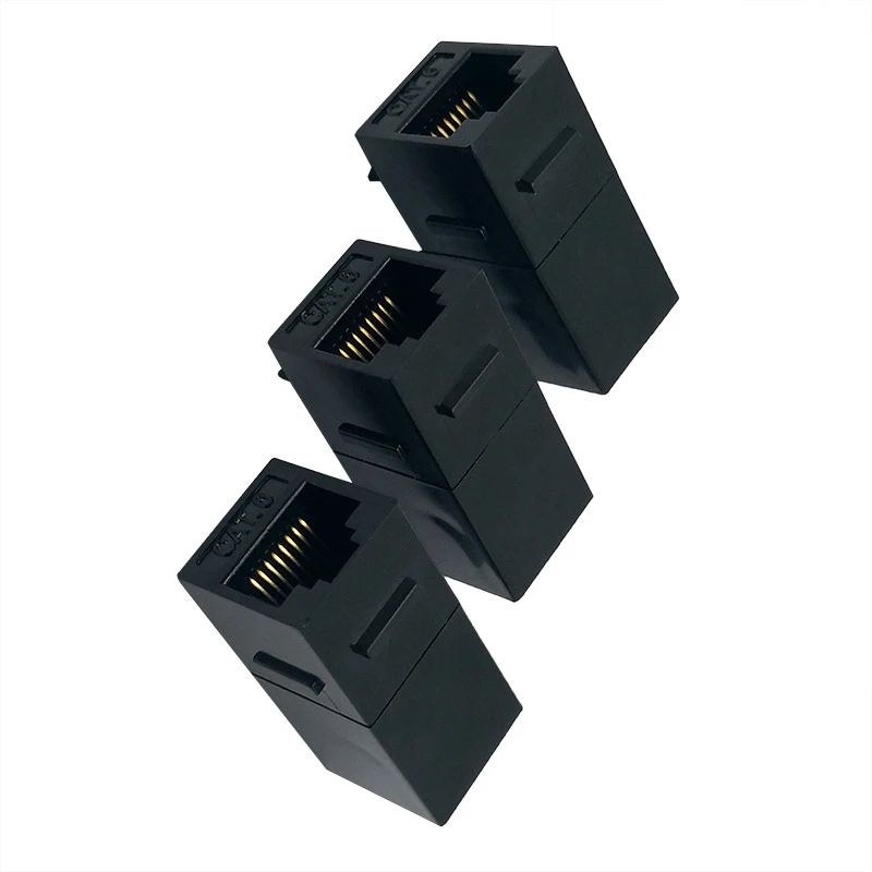 10 единиц RJ45 сетевого модуля Cat5e Keystone Jack RJ 45 8p8c женский муфта|Детали устройств