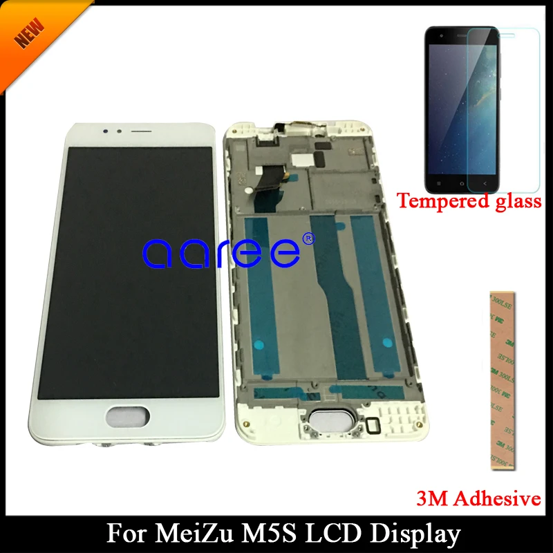 100% протестированный Оригинальный ЖК дисплей для Meizu M5S LCD M612h Disaplay экран сенсорный